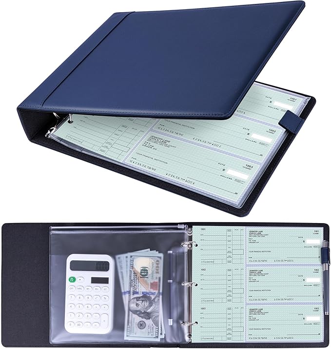 Antner 3 Ring Personal Check Binder by Antner