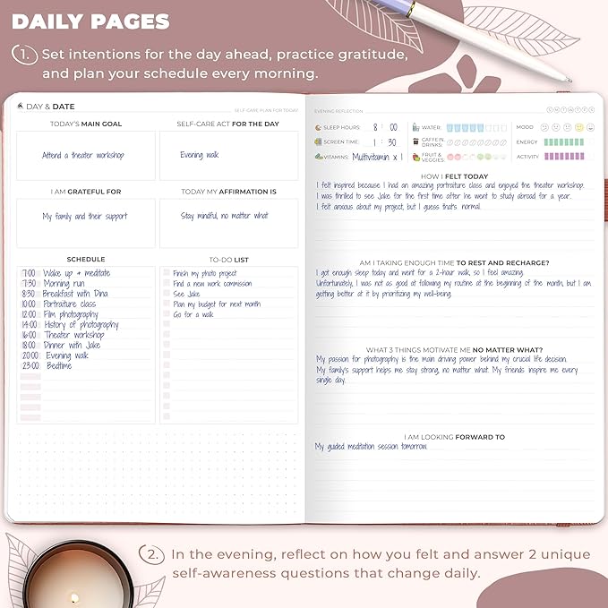 Clever Fox Self-Care Journal – Wellness & Daily Reflection Notebook – Mental - Image 4