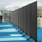 Upgrade Version Room Partition and Divider, Freestanding Rolling Dividers - Image 6