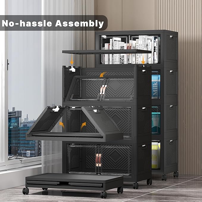 UAMFURI Extra Large Stackable Storage Bins - Image 4