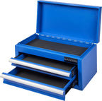 mini tool box - metal tool chest with shown in use