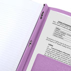 Five Star 2-Pocket Folder, Plastic Folder with Stay-Put Tabs and Prong Fasteners, Holds 8-1/2" x 11" Paper, Amethyst Purple (38750)