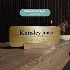 EGD ACM Desk Name Plate Personalized I Custom Office Desk Accessories Decor I - Image 7