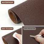 Leather Desk pad Protector, Large Desk mat - Image 3