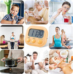 Weewooday 12 Pcs Digital Kitchen Magnetic Timer Bulk Classroom Count up - Image 6