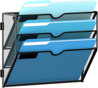 SUPEASY 3-Tier Wall File Holder Organizer by SUPEASY