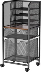 Feyejade 6-Tier Rolling File Cart by Feyejade