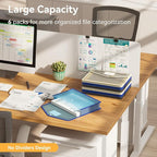 ABC life 6 Pack Plastic Expanding File Folder, Transparent envelopes - Image 3