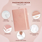 Clever Fox Password Book with alphabetical tabs. Internet Address Organizer - Image 2