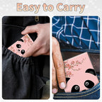 BWEGRHE Slim Credit Card Holder, Panda Sakura RFID Blocking Metal Wallet - Image 7