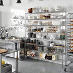 Regal Altair 14" Deep x 72" Wide x 86" Height Wire Shelving Kit | 8-Tier | NSF - Image 2