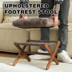 baveke foldable ottoman foot rest for chair, small, close-up detail