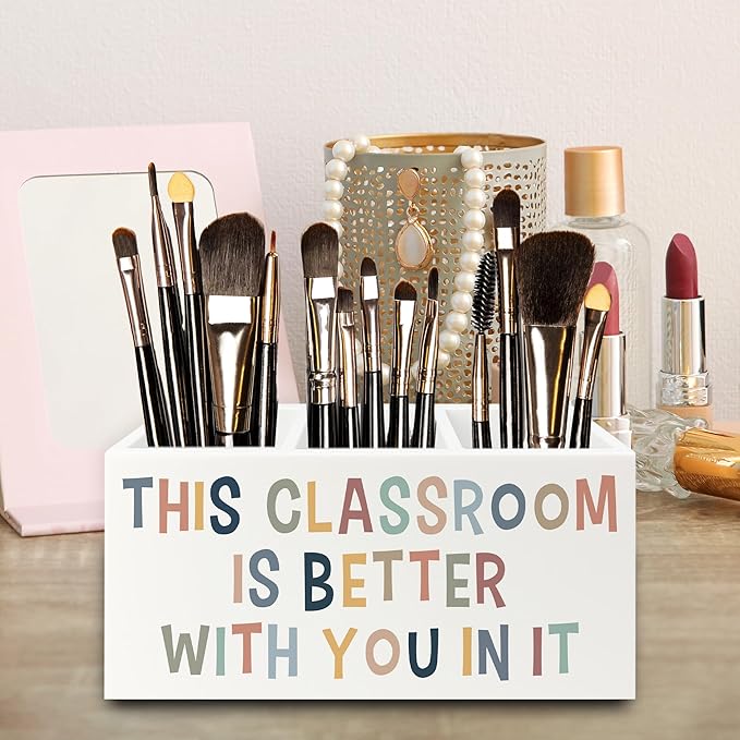QZQE Boho Classroom Pen Pencil Holder Organizer - Image 4