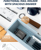 Rebee Vision Rustic Mail Organizer Wall Mounted - Image 3