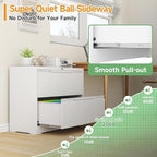 LONGLINK 2 Drawer Lateral File Cabinets - Image 4