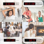 Ivation Huge Oversized 60" Large Digital LED Clock | Big Digital Clock - Image 4