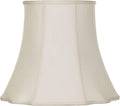 Creme Large Bell Cut Corner Lamp Shade 10" Top x 16" Bottom x 14" Slant x 13.5" by Springcrest