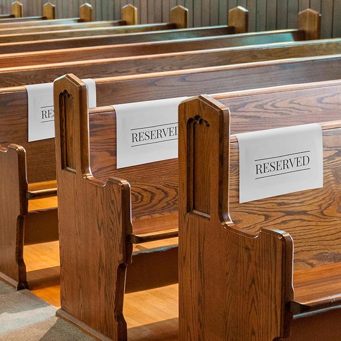 Buryeah 12 Pcs Reserved Seating Signs - Image 6