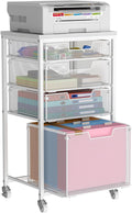 Sbanmao 4 Drawer Rolling File Cart by shengbaomaoyi