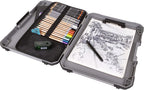 artbin sketch board with internal craft storage, drawing, close-up detail
