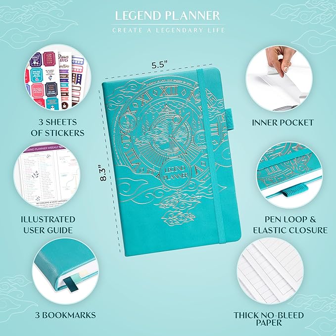 Legend Planner – Weekly & Monthly Life Planner to Hit Your Goals & Live - Image 2
