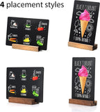 YEEON 3 Pack 5x7 in Chalkboard Sign Small Blackboard Decorative - Image 2