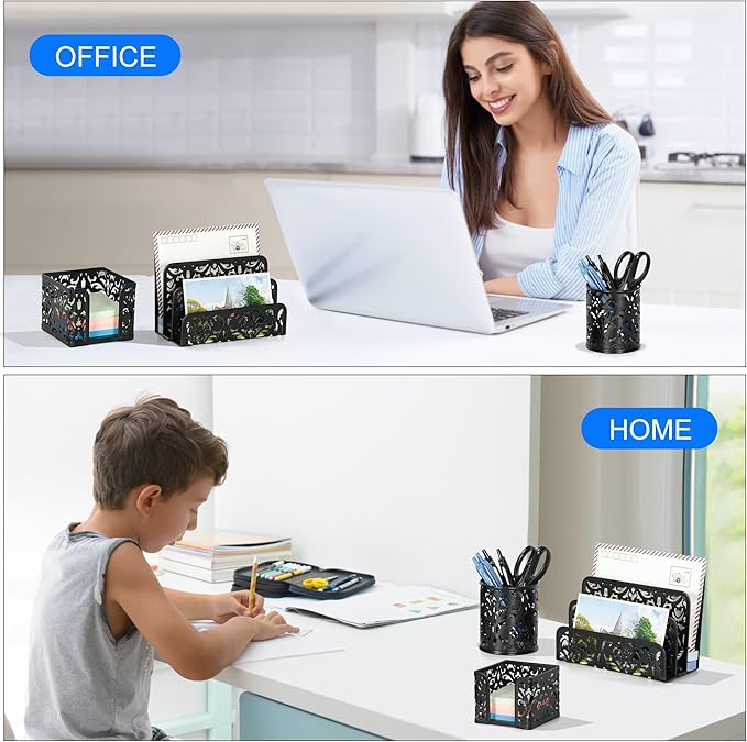 EasyPAG Desk Organizers and Accessories 3 Pieces Office Organizer Set - Image 8