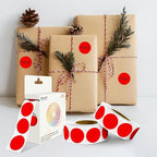 Red 1 Inch Round Color Coding Labels - Image 6