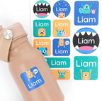 Large Name Labels for Kids by Teddylabels
