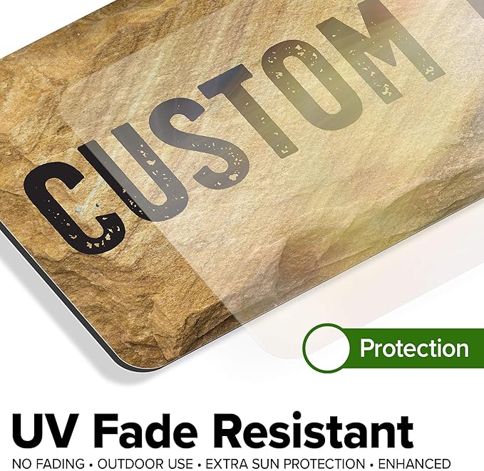 Custom Sign, Custom Street Sign, 11 Font Colors, 13 Font Styles, 4 Hole Options - Image 5