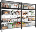 5 Tier Storage Shelves Metal Shelving Unit Load 1500LBS, Adjustable Wire by REIBII