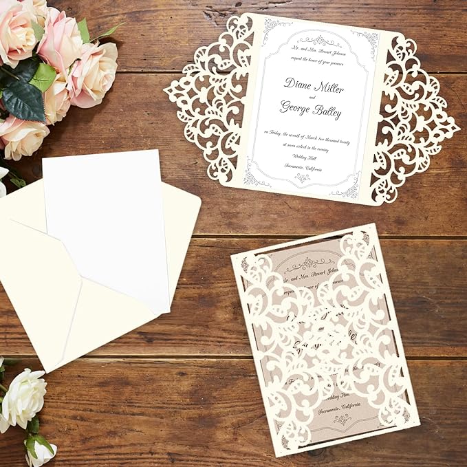 24 Sheets Cream Cardstock 8.5 x 11 Off White Paper, Goefun Ivory Card Stock - Image 4