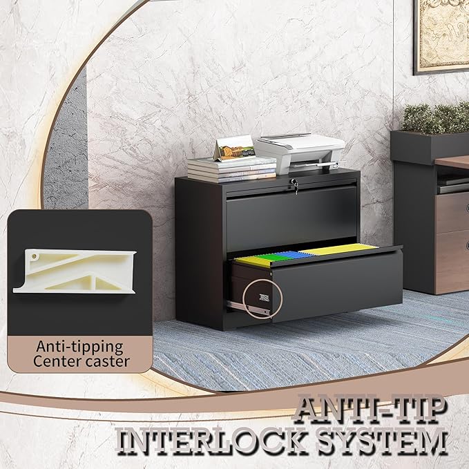mysteeldepot 2 Drawer Lateral File Cabinet - Image 7