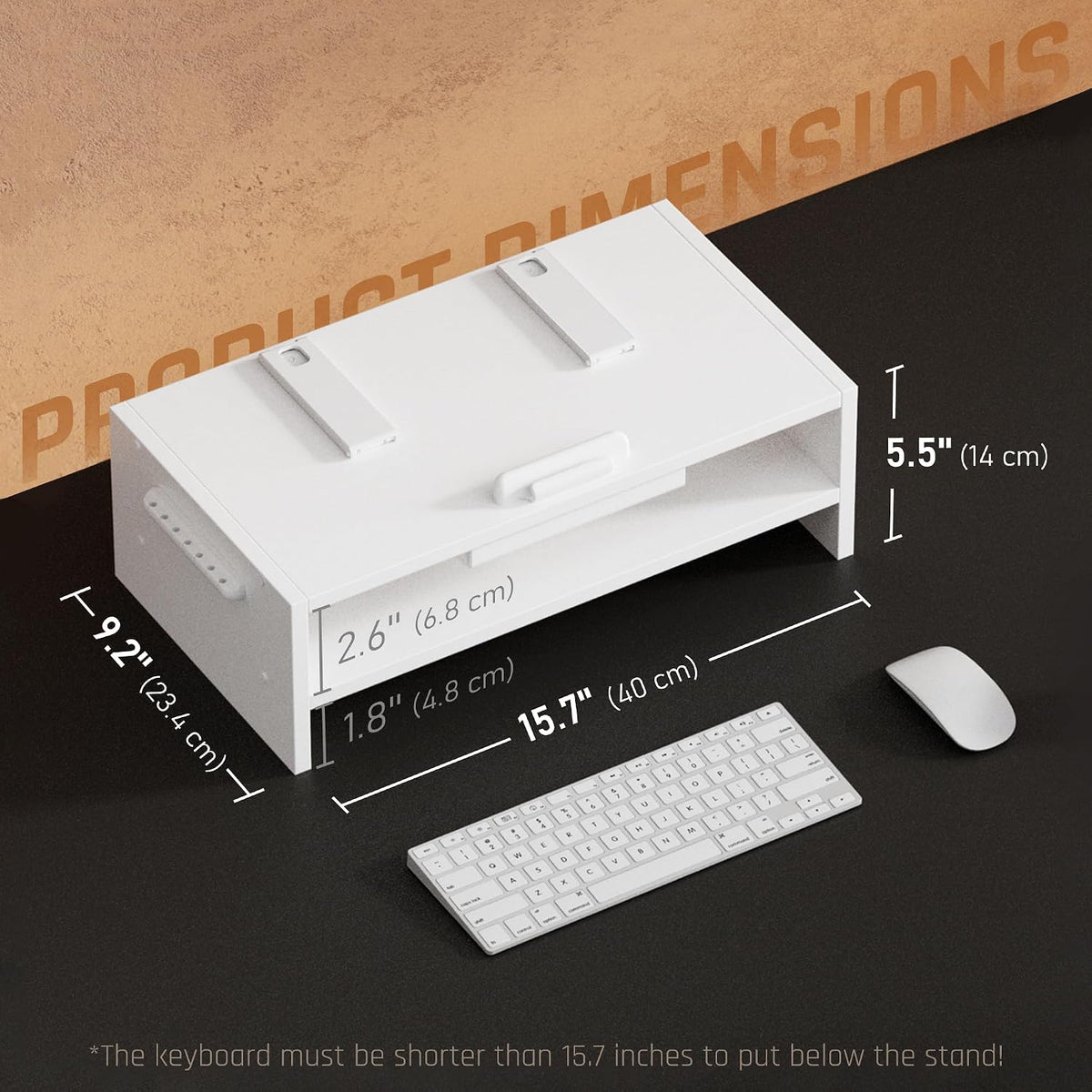 AFOOYO Adjustable Wood Laptop Stand, Ergonomic Height Angles Computer Holder ...
