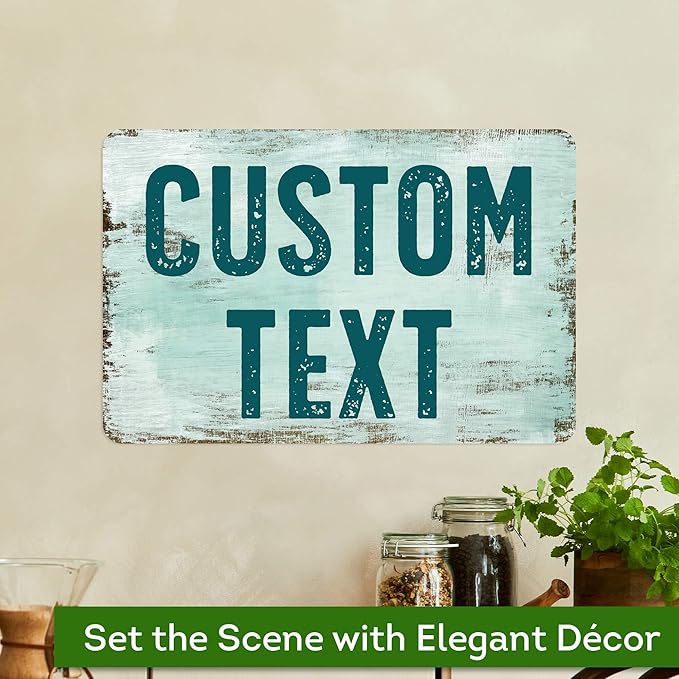 Custom Sign, Custom Street Sign, 11 Font Colors, 13 Font Styles, 4 Hole Options - Image 4
