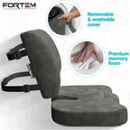 FORTEM Seat Cushion, Office Chair Cushion, Lumbar Support Pillow - Image 3