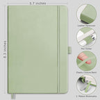 RETTACY Bullet Dotted Journal Notebook, 320 Numbered Pages, A5 Medium Size - Image 2