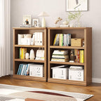 Bevfint 43 in Tall Bookcase, 3-Tier Bookshelf Open Storage, 33 inch Wide Floor - Image 3