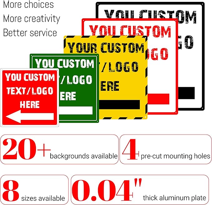 Custom Square Directional Signs - Image 4