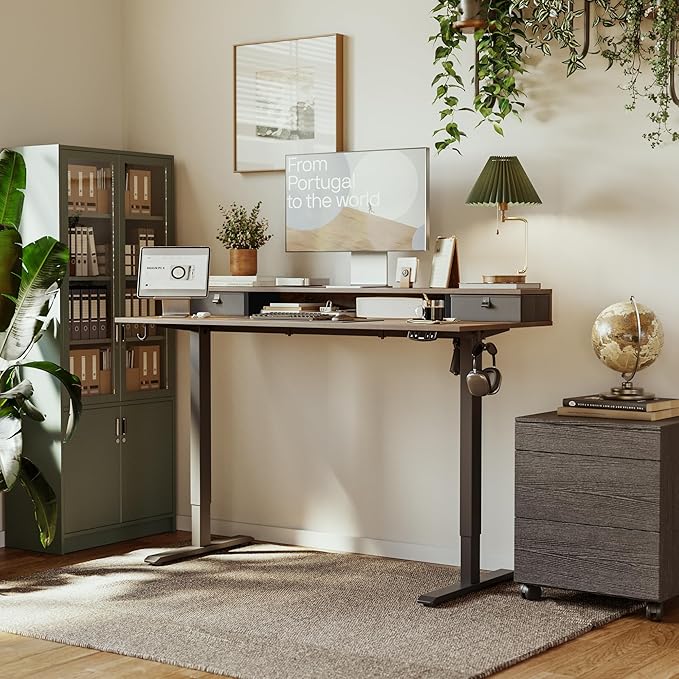 Agilestic 53 x 24 Inches Height Adjustable Electric Standing Desk - Image 4