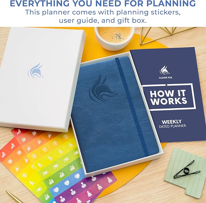 Clever Fox Dated Planner 2026-2027 – Weekly Life Planner Notebook - Image 3