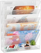 GDINDINFAN Wall File Organizer Holder Mesh Hanging Paper Document Holder by GDINDINFAN