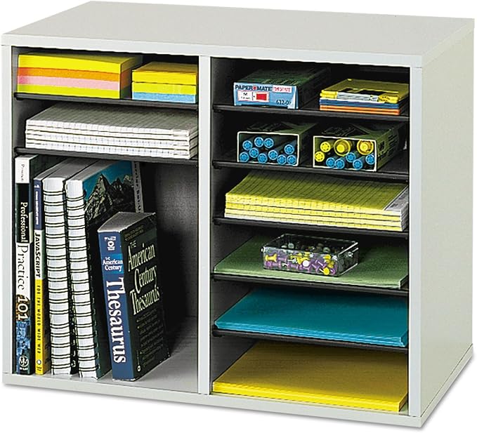 Safco Literature Organizer, 12 Compartments, Office and Classroom Mailbox - Image 5