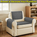 Couch Arm Covers, Waterproof Armrest Cover - Image 2