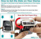 MaxMark Dater 4000 Self Inking Date Stamp - Image 8