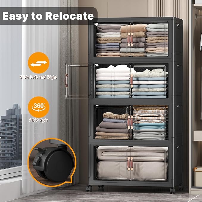 UAMFURI Extra Large Stackable Storage Bins - Image 6