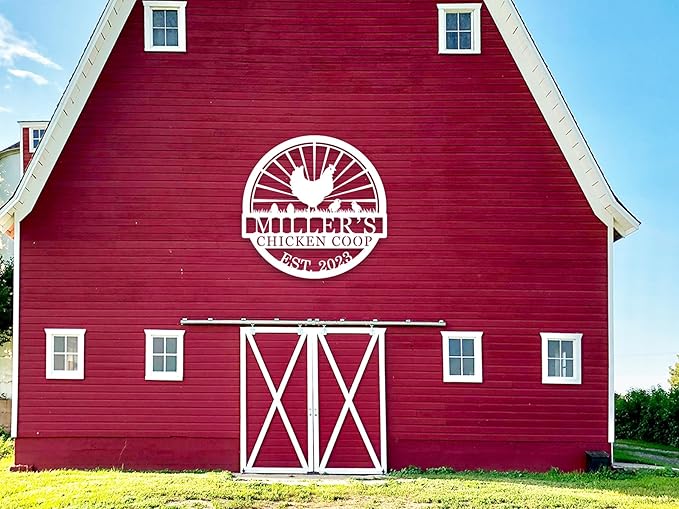 Hen House Coop Sign, Custom Chicken Coop Signs, Custom Chicken Farm Metal Sign - Image 5