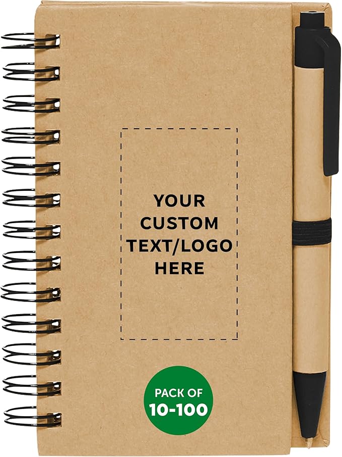 Custom Mini Spiral Notebooks by DISCOUNTPROMOS