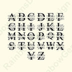 Personalized Metal Name Signs, Split Letter Monogram Wall Decor, Custom Last - Image 4