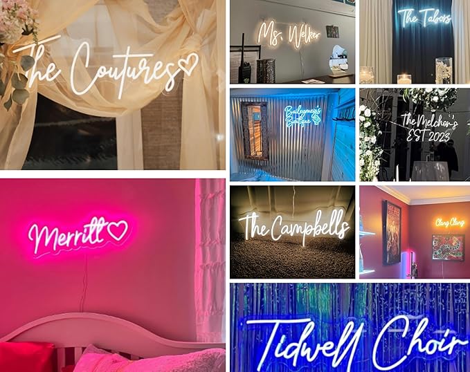 Custom Neon Sign, Neon Sign Customizable - Image 3